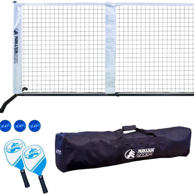 Park & Sun Sports 21' Portable Pickleball and Tennis Play Outdoor Game Net & Set