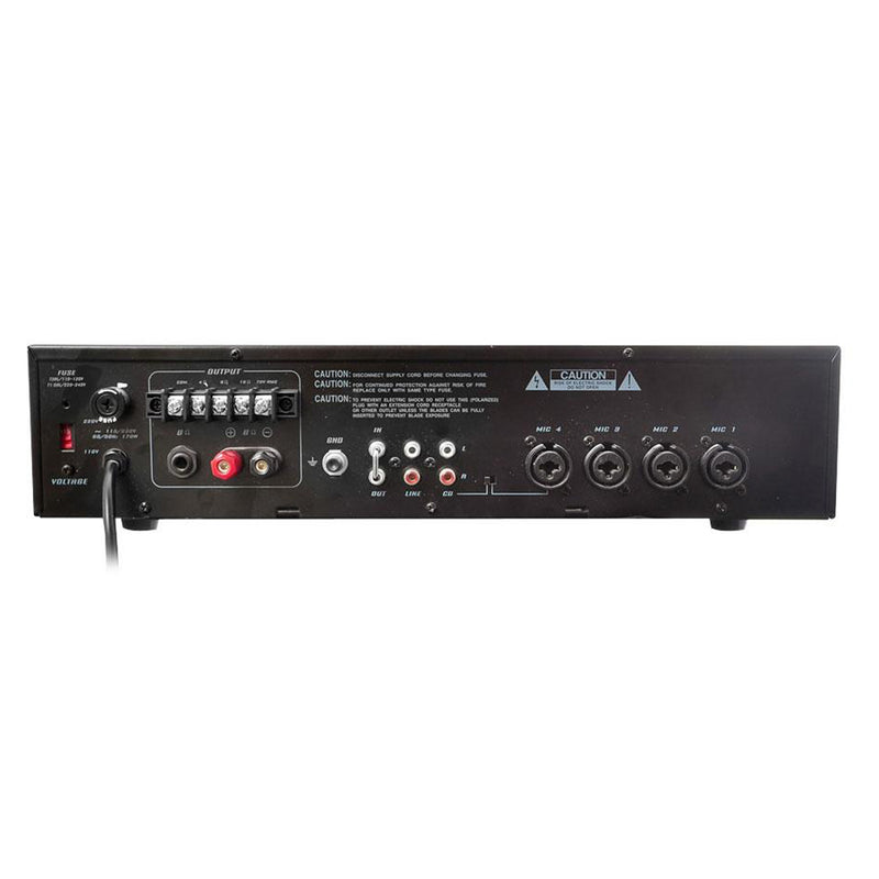 Pyle 600 Watt 5-Channel 19-Inch Rack Mount Amplifier Mixer System (Open Box)