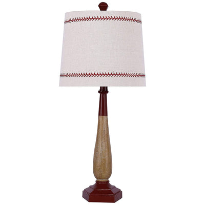 Grandview Gallery 25.5 Inch Tall Kids Vintage Baseball Bat Sports Table Lamp