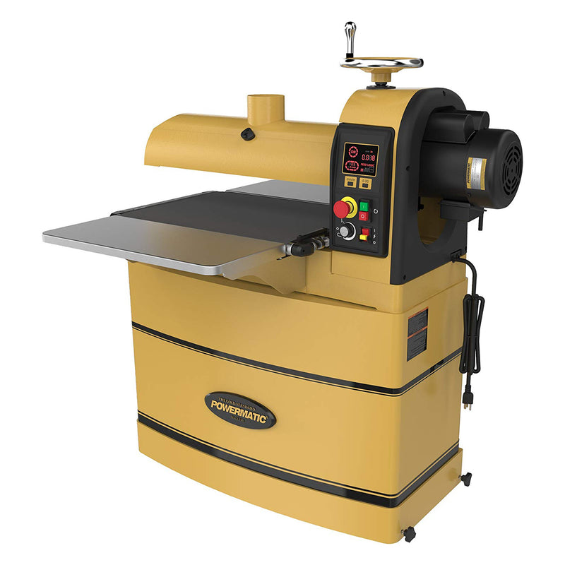 Powermatic PM2244 WoodWorking 1-3/4 HP Drum Sander with LED Control Panel, Tan
