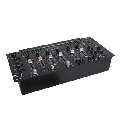 Pyle 6 Channel Bluetooth DJ Studio Audio Sound Board Mixer System (For Parts)