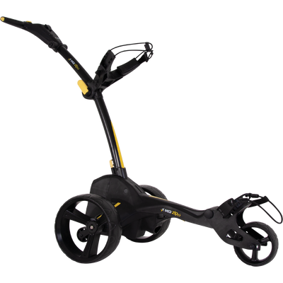 MGI Zip X1 Electric Golf Push Cart Swivel Wheel Caddie with Accessories, Black