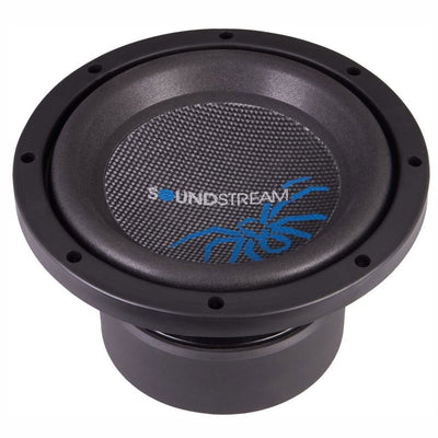 Soundstream 500W 8 Inch Reference R3 Series Dual 2 Ohm Subwoofer, Black (2 Pack)