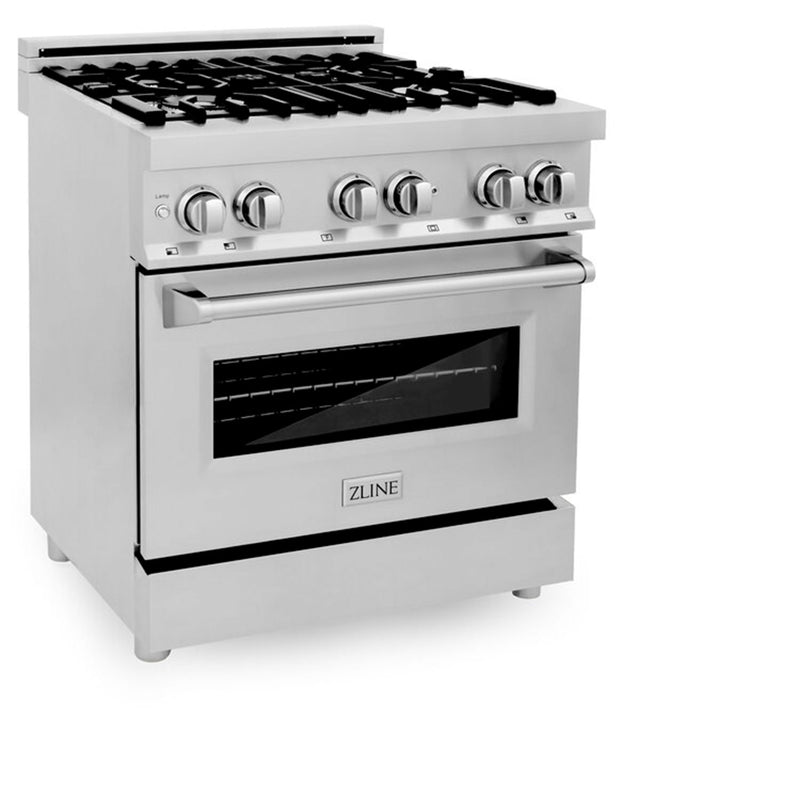 ZLINE 30 Inch 4.0cuft  Stainless Steel Range Gas Stove & Electric Oven (Damaged)