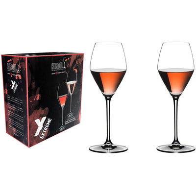 Riedel Extreme Rose Clear Crystal Champagne Wine Glass, Set of 2 (Open Box)