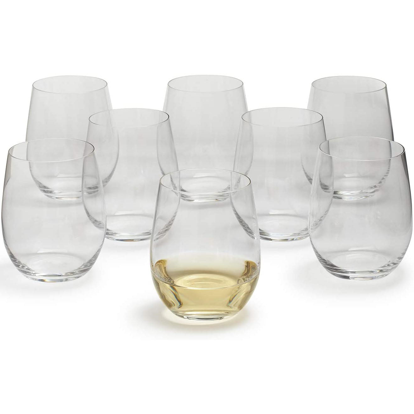 Riedel 11.30 Oz O Wine Tumbler Viognier Chardonnay Glass, Set of 8 (Open Box) - VMInnovations