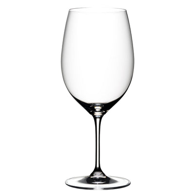 Riedel Vinum Dishwasher Safe Crystal Cabernet Red Wine Glasses w/ Cloth (2 Pack)