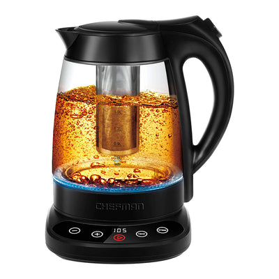 Chefman 1.7L 360 Swivel Base Touch Electric Kettle w/ LED Boil Light (For Parts)