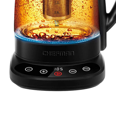 Chefman 1.7L 360 Swivel Base Touch Electric Kettle w/ LED Boil Light (For Parts)