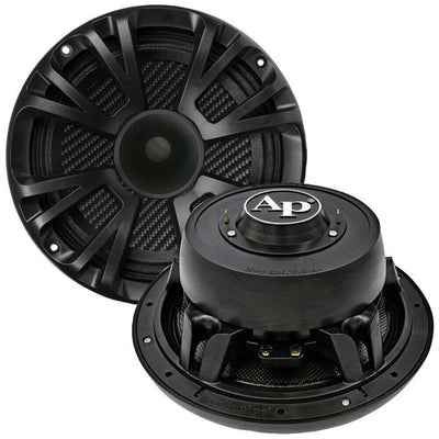 Audiopipe 400 Watt Max 4 Ohms Car Audio 8-Inch Speakers, Pair, Black (4 Pack)