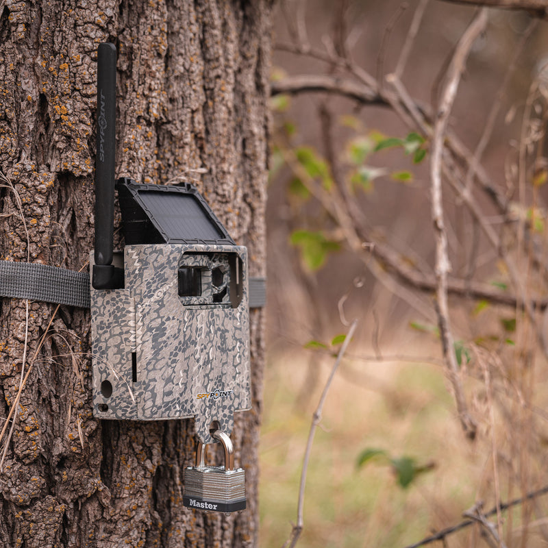 Spypoint Zinc-Coated Steel Camouflage Security Box Protects Hunting Trail Camera