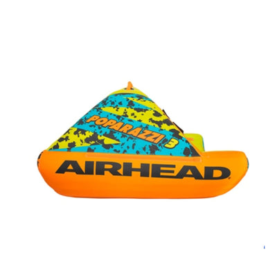 Airhead Poparazzi 3 Person Inflatable Towable Water Lake Boating Tube (Used)