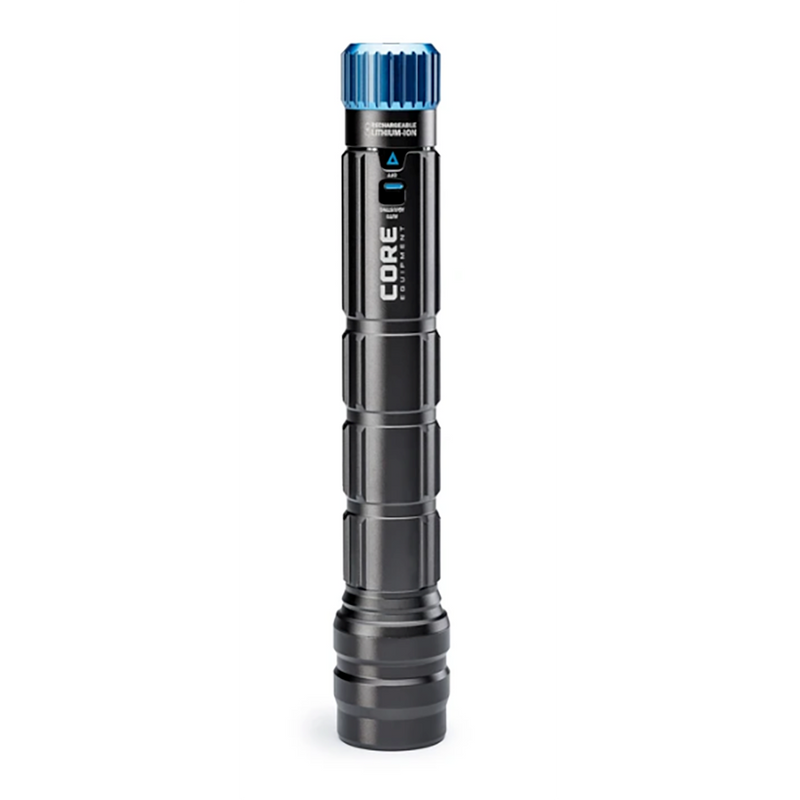 CORE 1500 Lumen CREE LED Rechargeable Camping Flashlight and Batteries(Open Box)