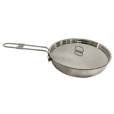 Self Reliance Outfitters Pathfinder Stainless Steel Camp Skillet & Lid(Open Box)