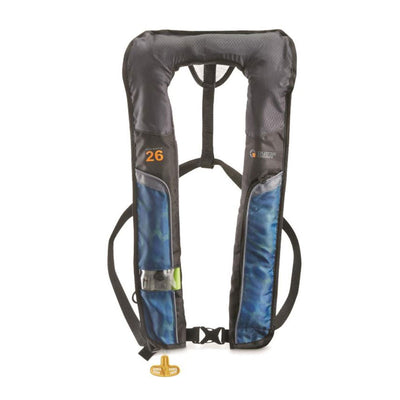 Guide Gear Automatic/Manual Inflatable Personal Floatation Device, 26Lb Buoyancy