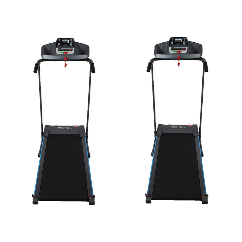 SereneLife Home Gym Fitness Equipment Smart Digital Folding Treadmill (2 Pack) - VMInnovations