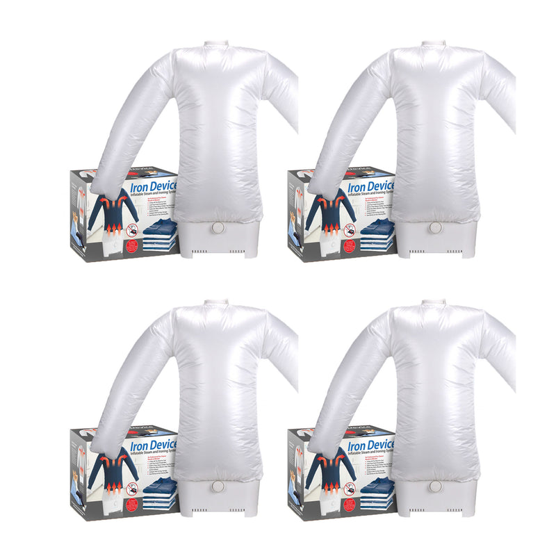 SereneLife Inflatable Steam and Ironing Clothes Garment Steamer Machine (4 Pack)