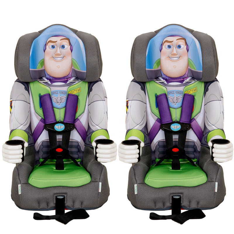 KidsEmbrace Disney Buzz Lightyear Combination Harness Booster Car Seat (2 Pack)