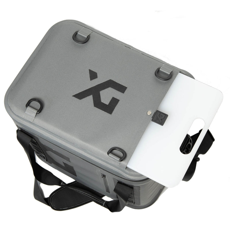 XG Cargo XG-310 20-Can 21-Quart Insulated Waterproof Nylon Ice Box Cooler, Black