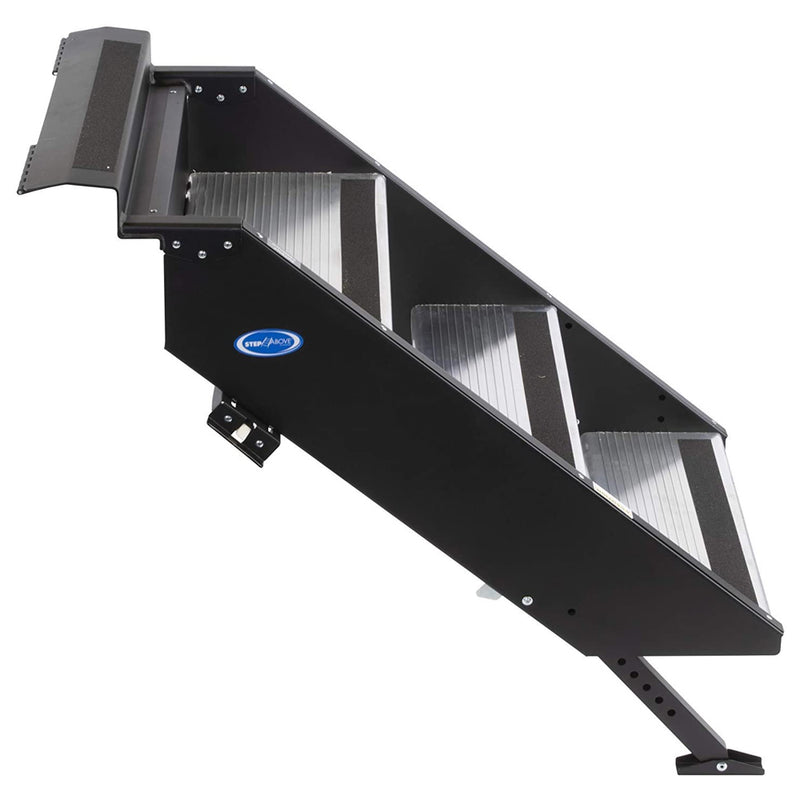 MORryde Step Above 30" to 33.5" 3 Step Portable RV Camper Motorhome Entry Stairs