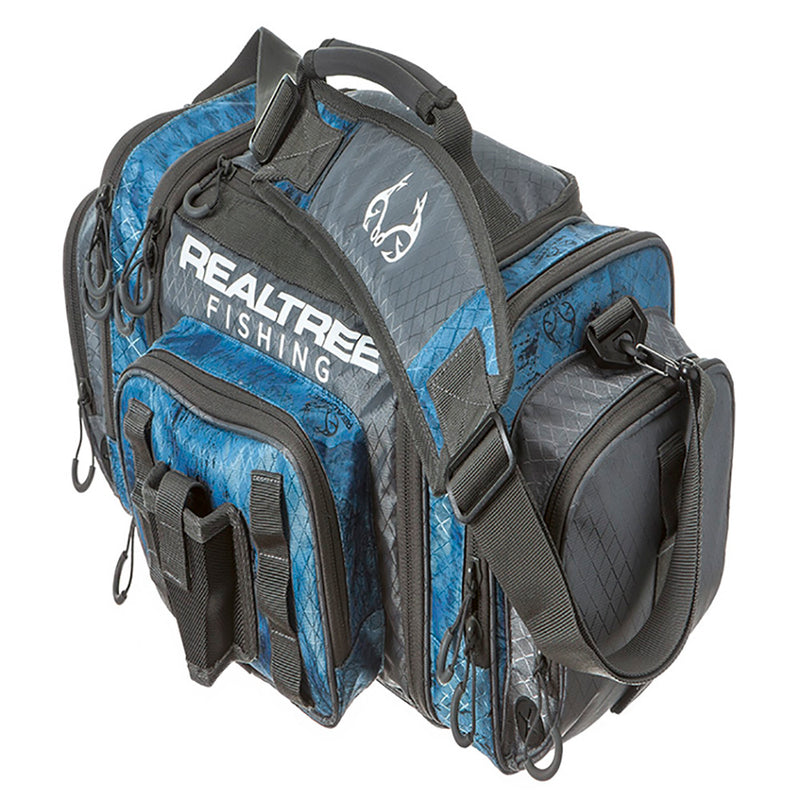 Insights Fishing 3600 i4 Tackle Outdoor Fishing Carry Duffel Bag, Realtree Blue