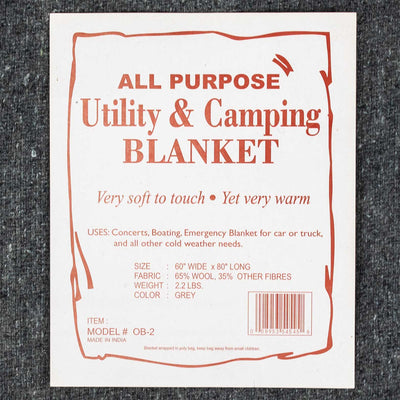 Swiss Link Military Surplus 60 x 80" All Purpose/Utility Classic Wool Blanket