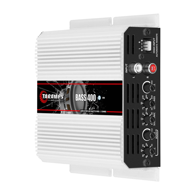 Taramps Class D BASS 400 2 Ohms 400 Watt Sound Systems Mono Amplifier (2 Pack)