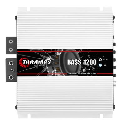 Taramps Class D BASS 1200 1 Ohm 1200 Watt Sound Systems Mono Amplifier (4 Pack)