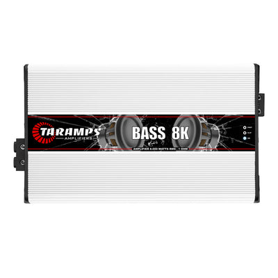 Taramps Class D BASS 8K 8000W 1 Ohm Auto Sound Systems Mono Amplifier (2 Pack)