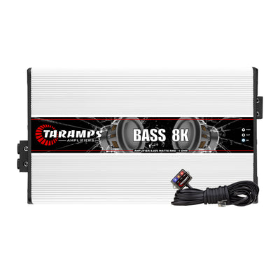 Taramps Class D BASS 8K 8000W 1 Ohm Auto Sound Systems Mono Amplifier (4 Pack)