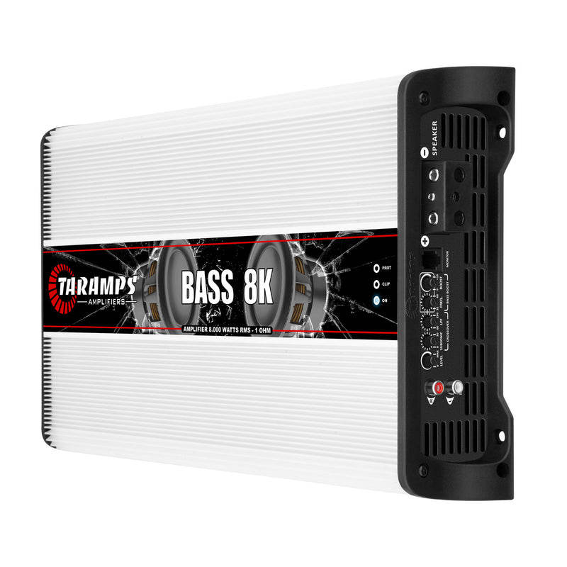 Taramps Class D BASS 8K 8000W 1 Ohm Auto Sound Systems Mono Amplifier (4 Pack)