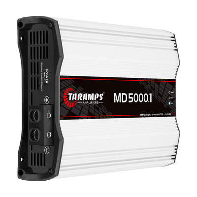 Taramps Class D MD 5000 Watt RMS 1 Ohm Sound Systems Mono Amplifier (2 Pack)