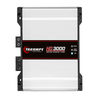 Taramps Class D HD 3000 Watt RMS 4 Ohms Sound Systems Mono Amplifier (2 Pack)