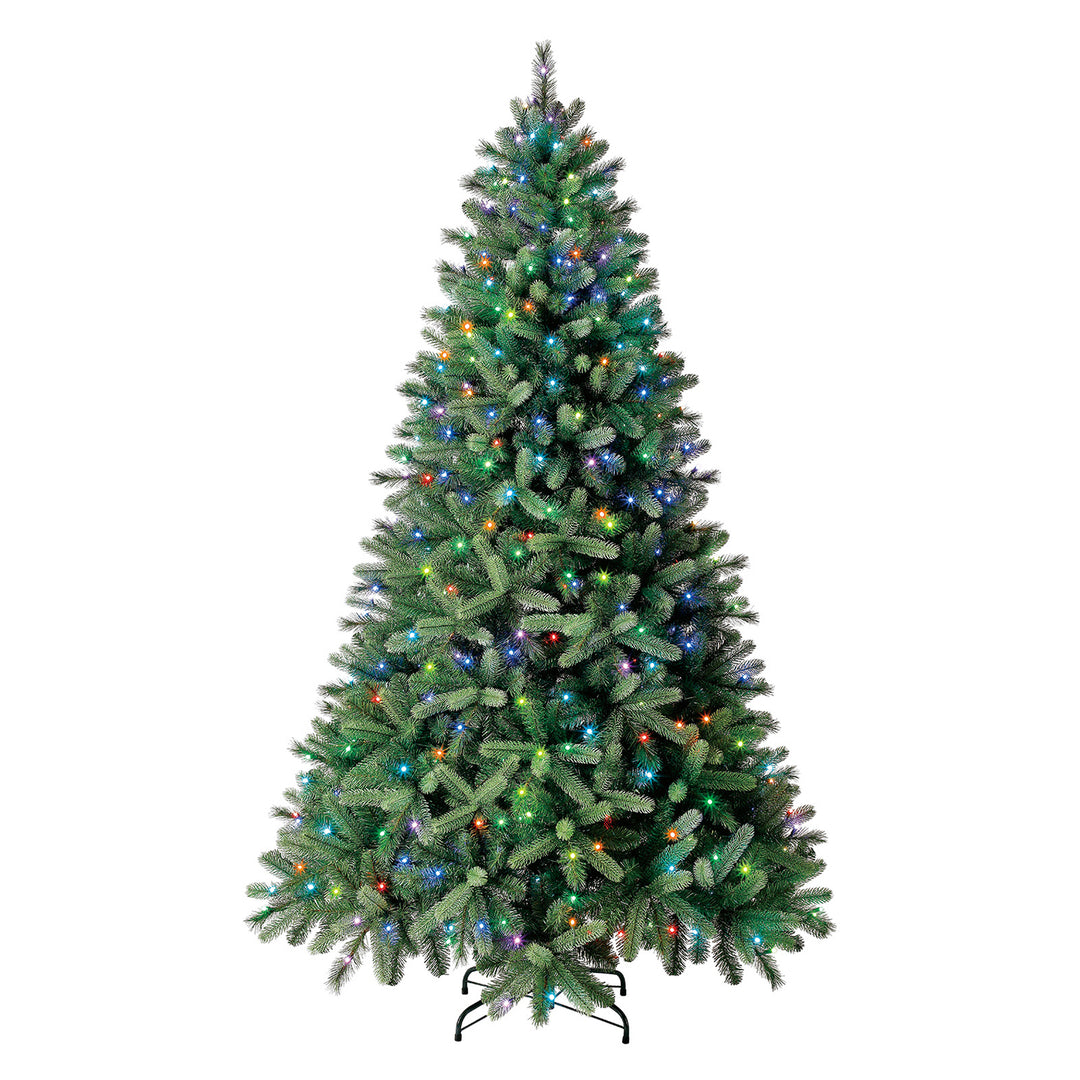 Evergreen Classics 7.5 Foot Spruce Christmas Tree w/ 400 LED Lights (Used)