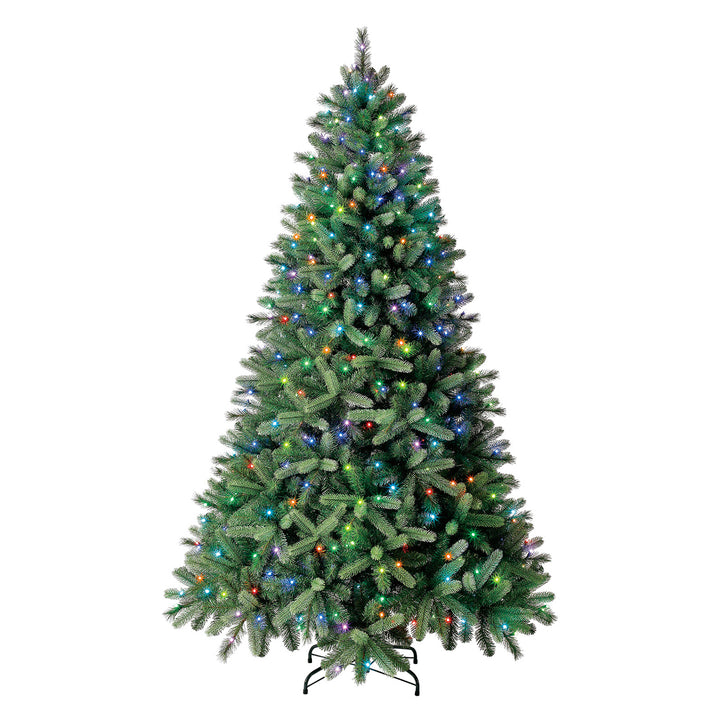 Evergreen Classics 7.5 Foot Spruce Christmas Tree w/ 400 LED Lights (Used)