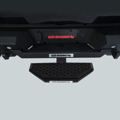 Go Rhino HS3012T SUV Truck Hitch Step for 2-Inch Receiver Hitch, Textured Black