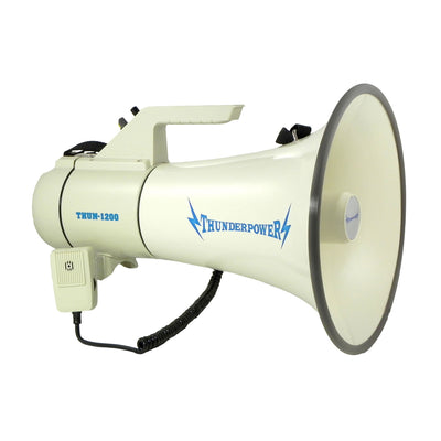 ThunderPower 45W 2000 Yard Range PA Bullhorn Megaphone Speaker with Siren (Used)