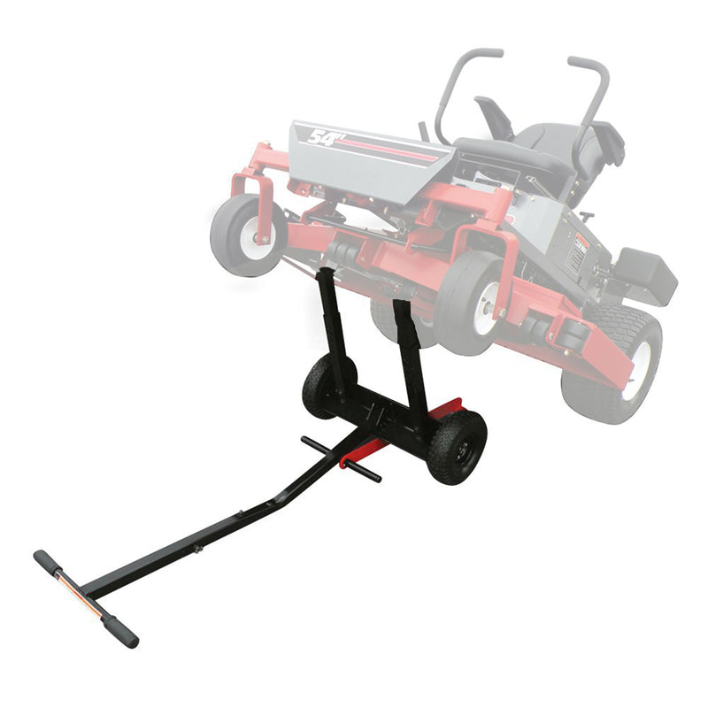 Ohio Steel TL4500 Zero Turn Lawn Mower Tractor Lift for Maintenance, Black/Red