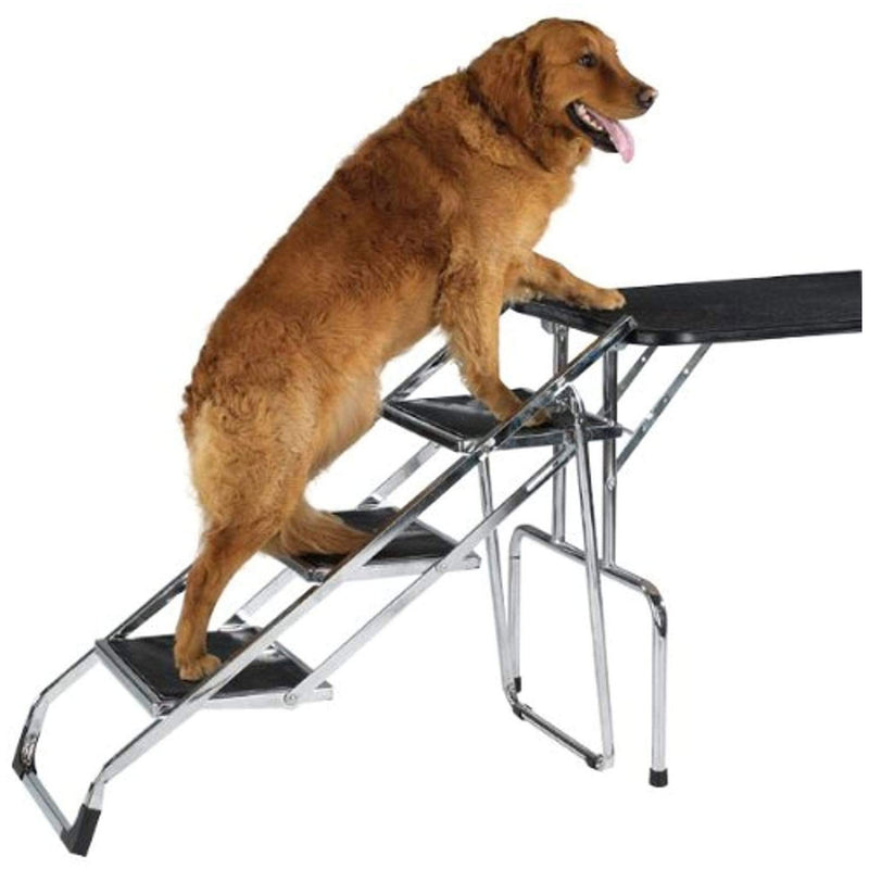 Master Equipment Folding Portable Pet Dog Stairs for Cars and Grooming Tables