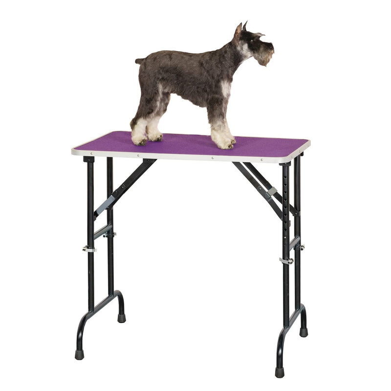 Master Equipment Adjustable Height Pet Grooming Table with Nonslip Vinyl Surface