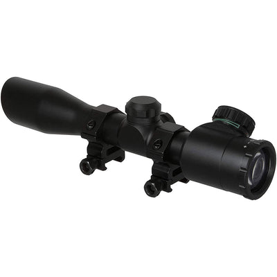 TruGlo Crossbow 4 x 32 In Compact Illuminated Reticle Crossbow Scope with Rings