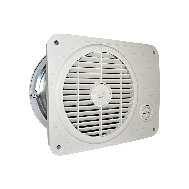 Suncourt TW208P ThruWall Hard Wired Variable Speed Room to Room Air Transfer Fan