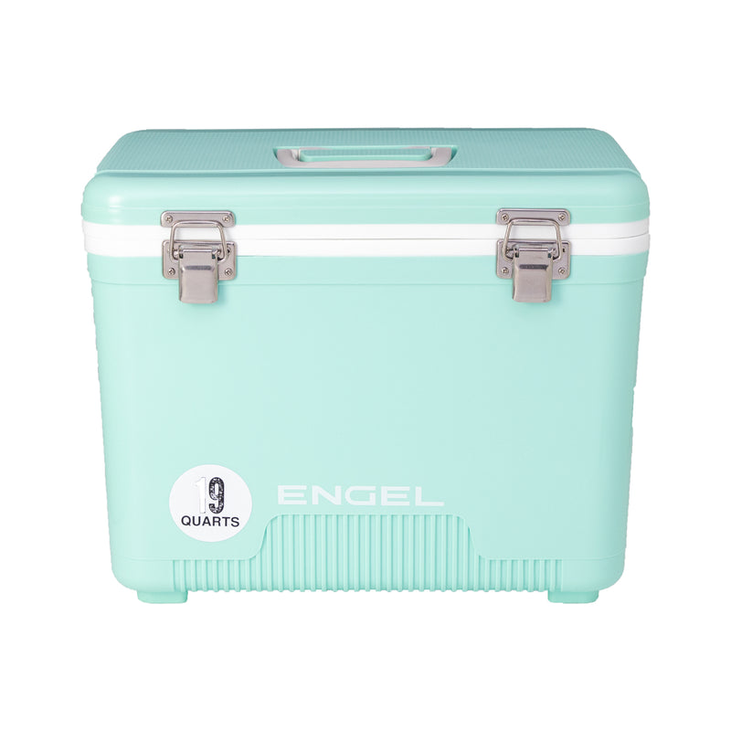 Engel 19 Qt 32 Can Odor Resistant Insulated Cooler Drybox, Seafoam (Used)