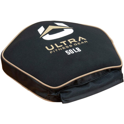 Ultra Fitness Gear Home Gym Workout Unfilled Neoprene Pancake Sandbag, 50 Pounds