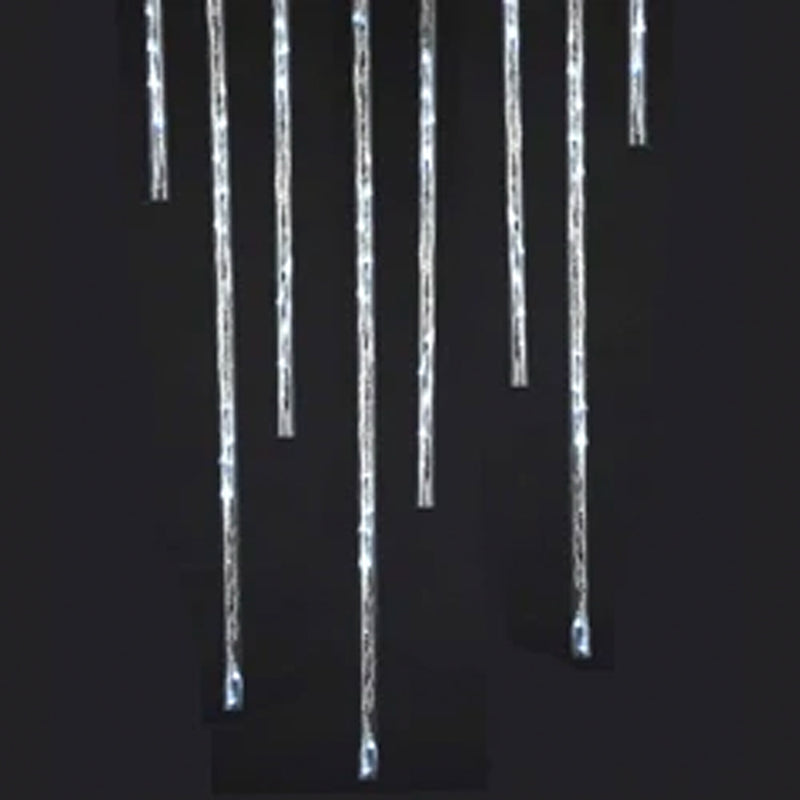 Kurt Adler Indoor/Outdoor 144 LED Light Holiday Decor Winter White Meteor Shower