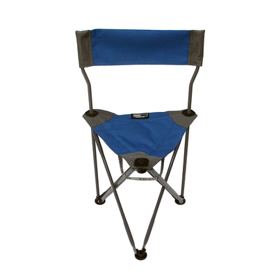 TravelChair Ultimate Slacker 2.0 Portable Outdoor Folding Stool Seat, Blue