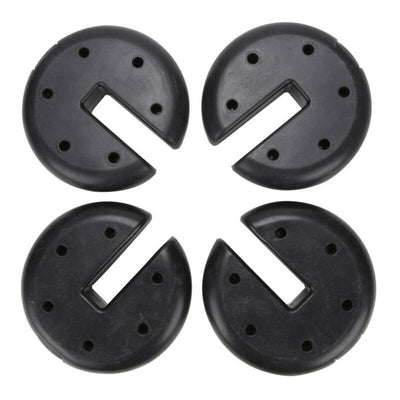 Z-Shade Plastic Circular 5 Pound Canopy Tent Leg Weight Plates, Set of 4 (Used)