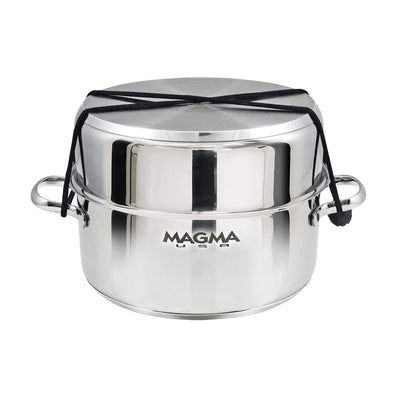 Magma Products 10 Piece Stainless Steel Gourmet Nesting Kitchen Cookware Set