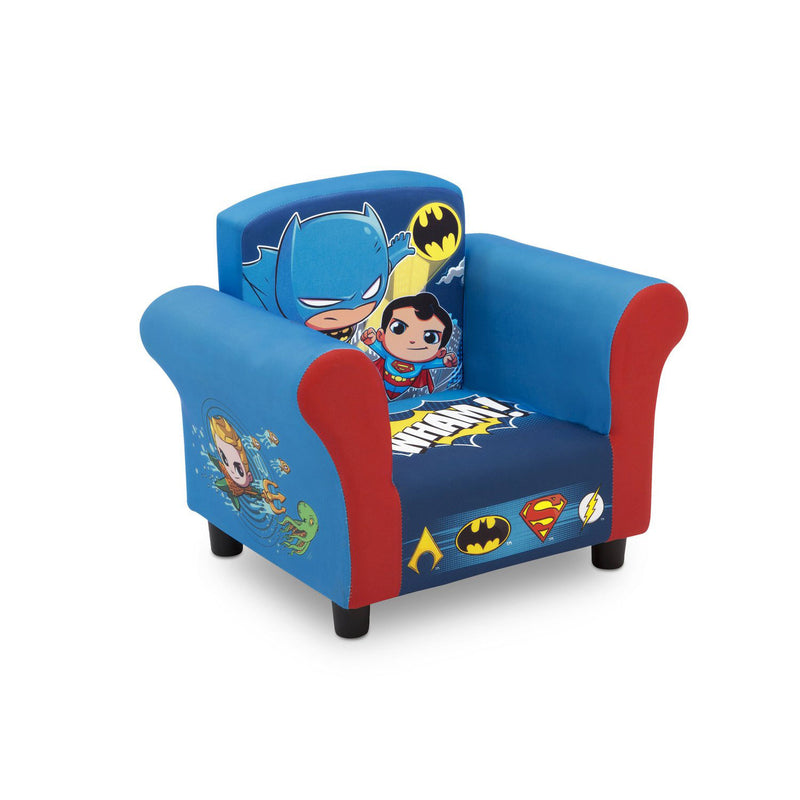 Delta Children DC Super Friends Kids Superhero Upholstered Lounge Chair Armchair