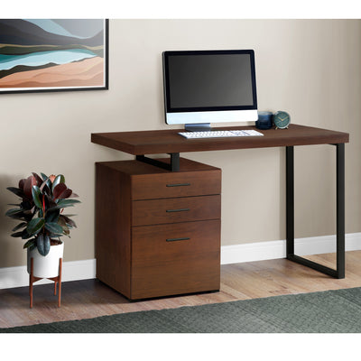 Monarch Specialties Home Office 47" Long Right/Left Facing Computer Desk, Cherry